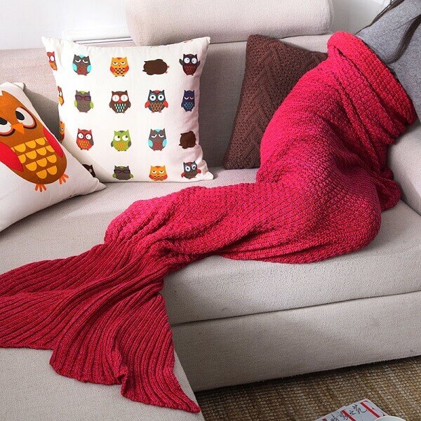 Mermaid Sofa Blanket画像2
